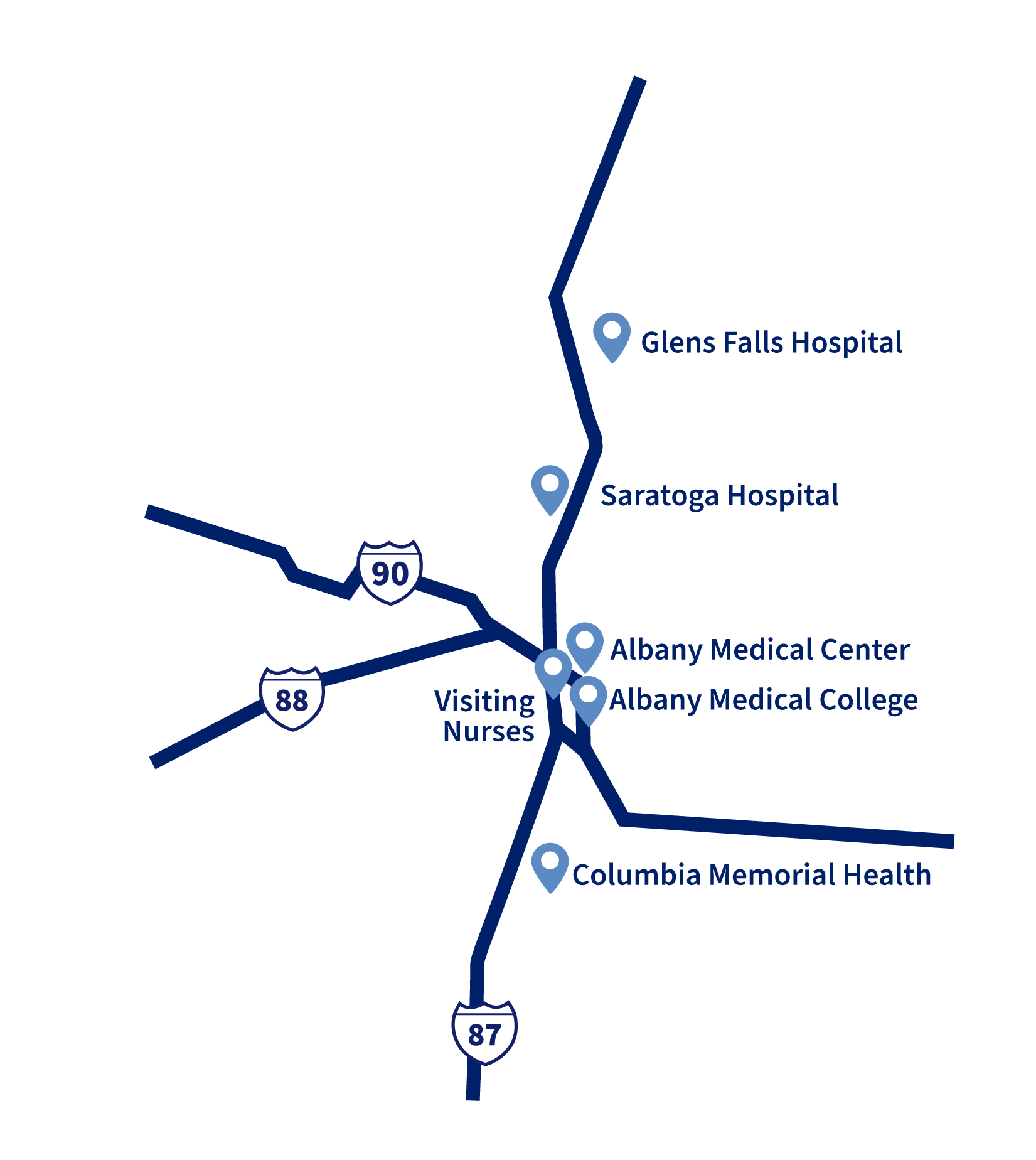 Facilities And Affiliations | About Us | Albany Medical College