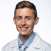 Portrait of internal medicine resident Dr. John Busque