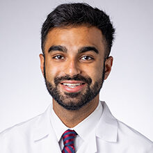 Portrait of internal medicine resident Dr. Uzair Malik