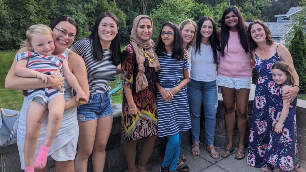 Anesthesia residents and attendings at a gathering